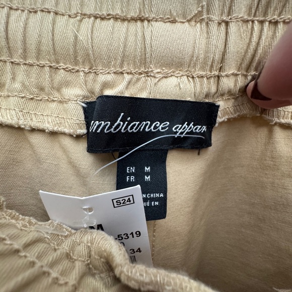 💎 Ambiance Parachute Pants Beige - Picture 5 of 10